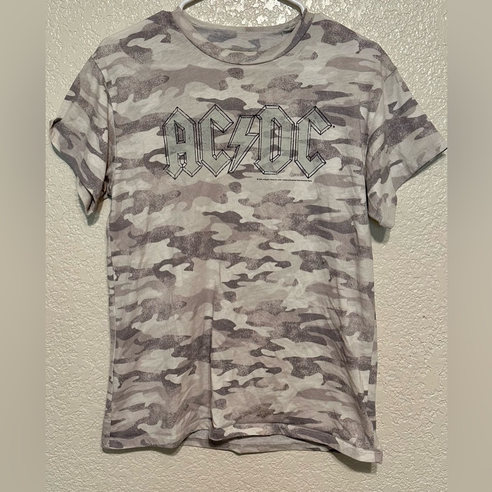 Small Camo AC/DC T-Shirt